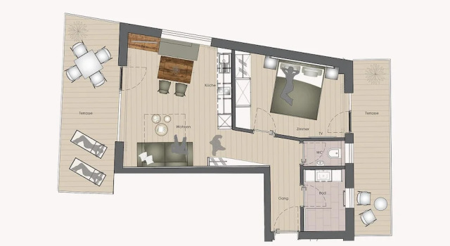 Апартаменты Platzhirsch Apart & Mayrhofen