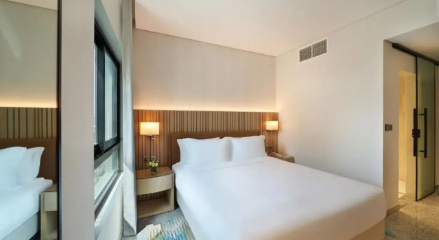 Двухместный номер с видом на город Arabian Park Dubai, an Edge by Rotana Hotel