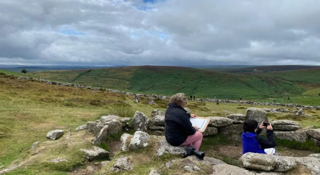 Апартаменты c 1 комнатой Art Holidays with artist and Illustrator Dartmoor National park
