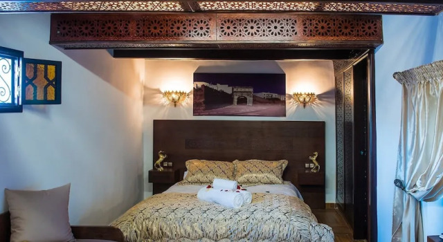 Номер Comfort с красивым видом из окна Riad EL Manantial,Dar Hajjaj,Patrimonio del SXIX