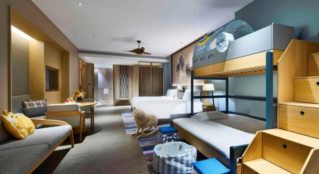 Четырёхместный номер Standard с видом на океан Crowne Plaza Sanya Haitang Bay Resort by IHG