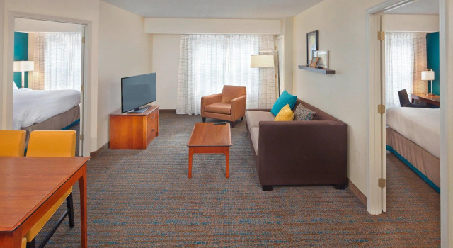 Люкс с 2 комнатами Residence Inn Hartford Avon