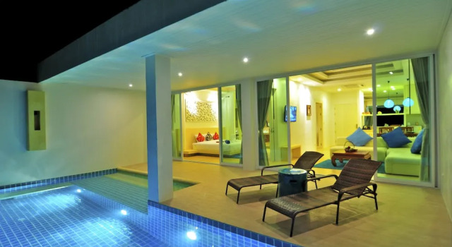 Люкс Grand Grand Bleu Ocean View Pool Suite