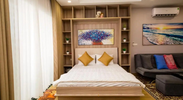 Căn hộ TMS Pullman cao cấp Studio có ban công view biển - Golden Wave Homestay