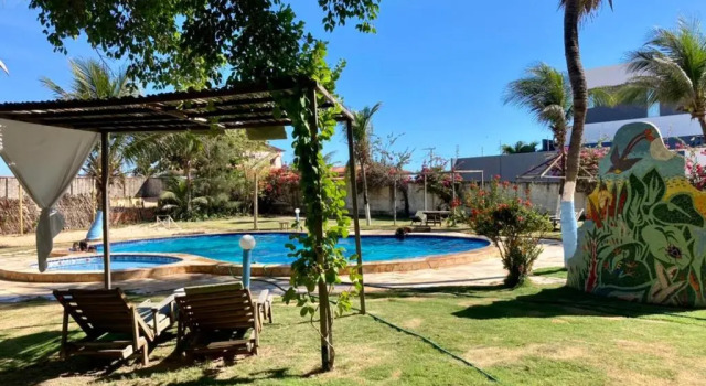 Трёхместный номер Standard с балконом Pousada Canoa Beach