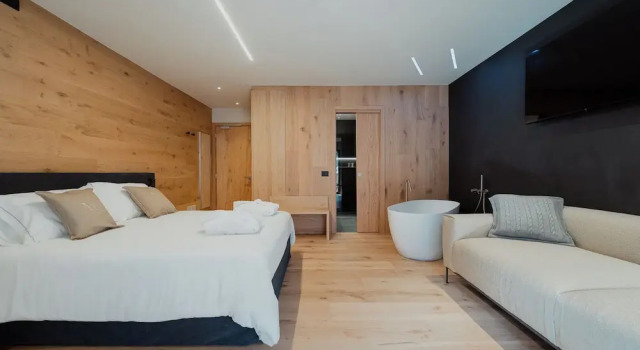Двухместный номер Standard с балконом и с видом на горы Mostesi Dolomites Spa Hotel