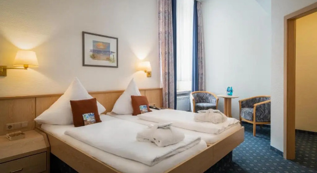 Двухместный номер Standard с видом на внутренний двор Nordsee Hotel Borkum