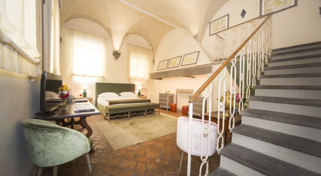 Двухместный номер Deluxe Цокольный этаж Al Palazzo del Marchese di Camugliano Residenza dEpoca