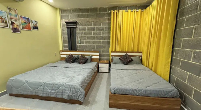 Трёхместный номер Comfort с видом на сад Homestay Bích Huệ Nova Phan Thiết