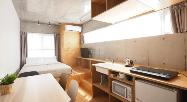 Четырёхместный номер Standard Smi:re Stay Oshiage