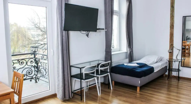 Студия с балконом Apartamenty Babina