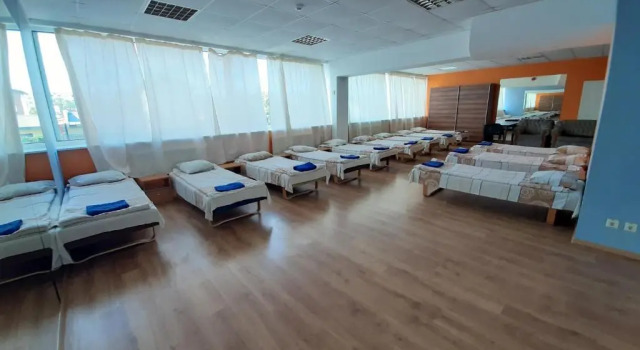 Кровать в общем номере SportHotel