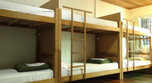 Кровать в общем номере Da Orla Pampulha Hostel