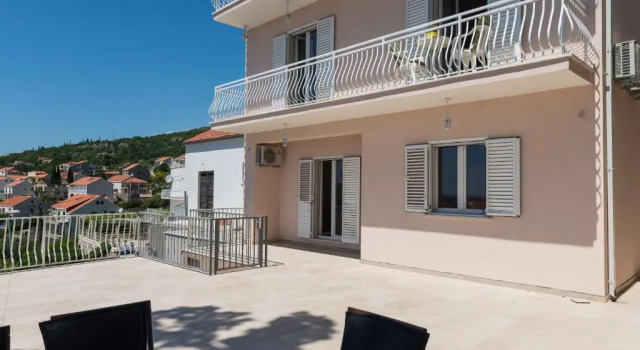 Апартаменты c 1 комнатой с балконом и с видом на море Apartments Marmo