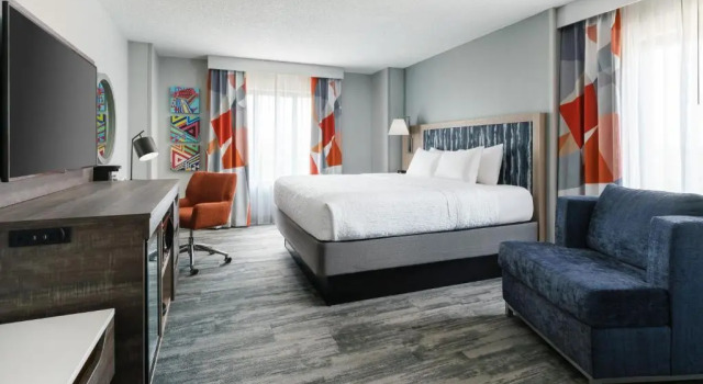 Двухместный номер Hampton Inn & Suites Tampa Ybor City Downtown