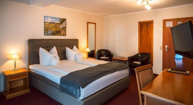 Двухместный номер Standard с балконом и с видом на реку Hotel Bisenius