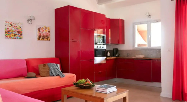 Апартаменты Comfort Villa Santa Giulia, vue panoramique sur la mer, 900m de la plage