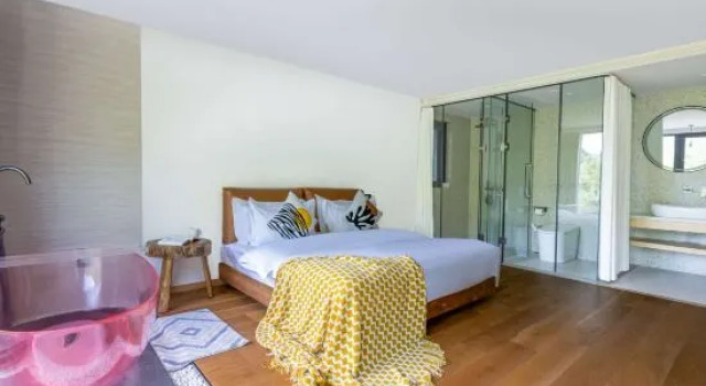 Люкс с балконом Hangzhou Lin'an Xia'er · Parent Child Vacation and River Tracing Homestay