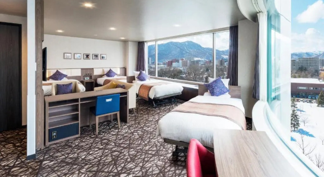 Номер Deluxe с видом на парк HOTEL MYSTAYS Sapporo Nakajima Park