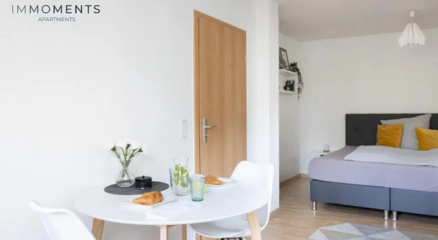 Апартаменты c 1 комнатой Appartement mit Netflix, Boxspringbett & Terrasse WE 17