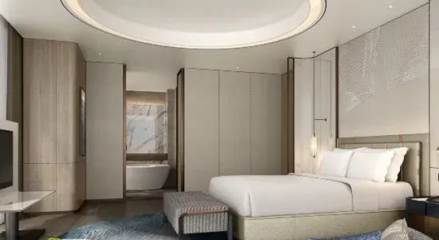 Двухместный люкс c 1 комнатой с видом на море Crowne Plaza Weihai Binhai by IHG