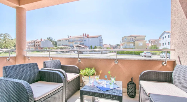 Апартаменты Deluxe с 3 комнатами с балконом Adriatic Apartments