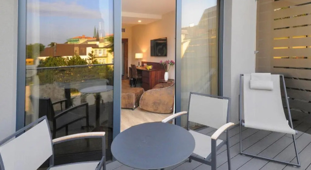 Habitación doble De lujo con balcón Hotel Kramer