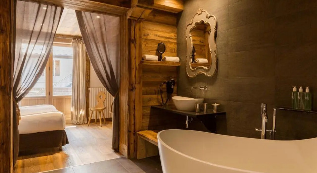 Номер Privilege Hotel-Chalet de Tradition Hotel Hermitage
