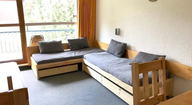 Apartment with One Bedroom in Les Arcs 1800, with Wonderful Mountain View, Pool Access, Balcony, Đặt Căn hộ Bourg-Saint-Maurice Les Arcs