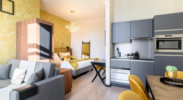 Студия Deluxe Leopold Hotel Oudenaarde