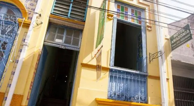 Кровать в общем номере Hostel Amazonia