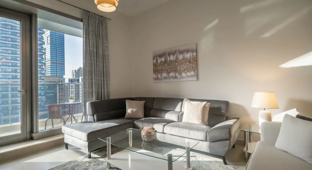 Stunning flat with balcony in Sparkle Tower, Забронировать Отель Дубай Эмират Дубай, рядом с Dubai Marina Yacht Club