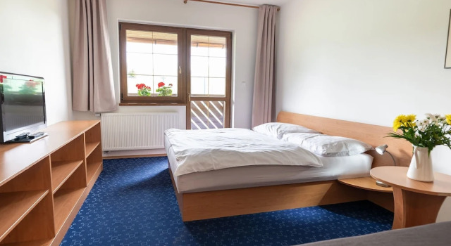 Трёхместный номер Standard с балконом Apartmány Engadin