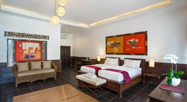 Двухместный номер Deluxe с видом на бассейн Ubud Raya Boutique Hotel