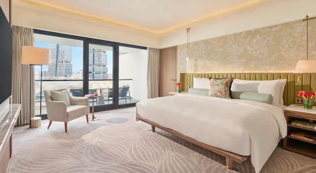 Люкс Residential с 3 комнатами с балконом Mandarin Oriental, Singapore