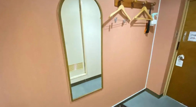 Кровать в общем номере Hotel 1-2-3 Kokura