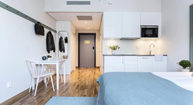 Студия Biz Apartment Hammarby Sjöstad