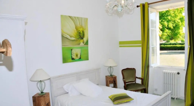 Standardowy jednoosobowy pokój Logis Hôtels Domaine du Châtelard