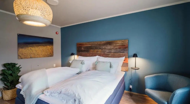 Семейный номер Standard с видом на море Hustadvika Guesthouse