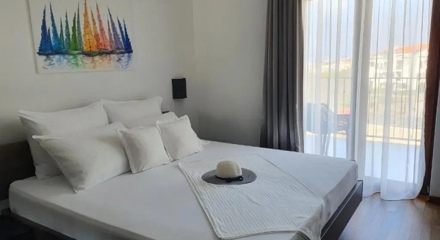 Двухместный номер Deluxe с балконом и с видом на море Pansion Preza