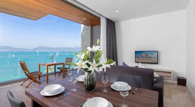 Люкс с 2 комнатами с балконом и с видом на море X10 Seaview Suites at Panwa Beach