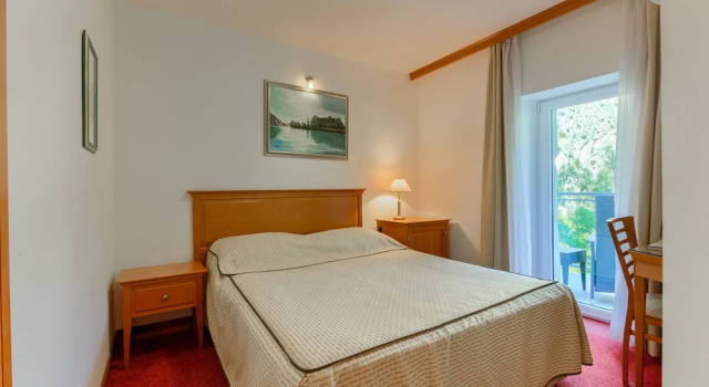 Двухместный номер Economy с балконом и с видом на реку Hotel Villa Dvor
