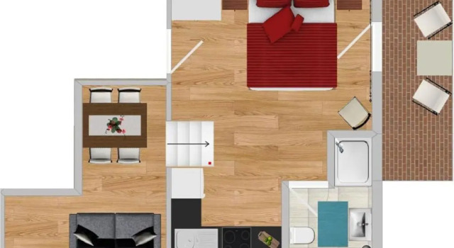Студия Appartements Tirol