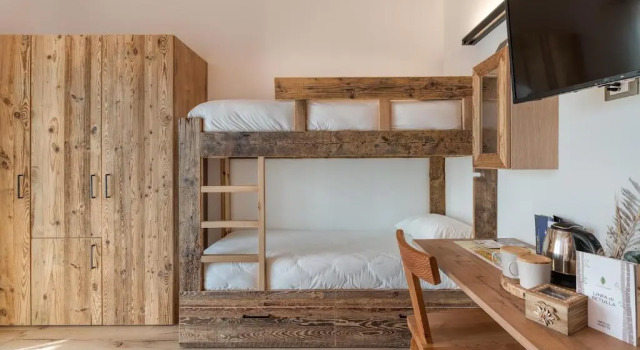 Четырёхместный номер Standard с балконом Agritur Maso Librar