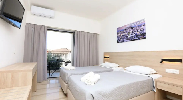 Семейные апартаменты с 2 комнатами с балконом Passas Mare Apartments & Studios