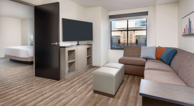 Двухместный люкс c 1 комнатой Hyatt House Chicago West Loop-Fulton Market