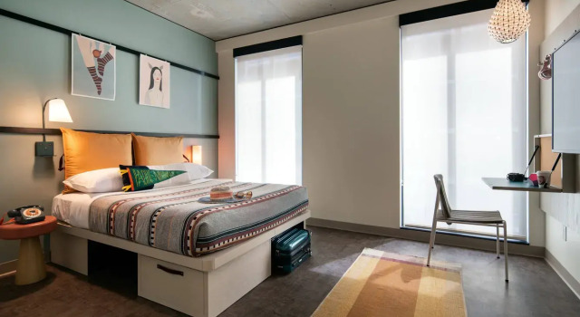 Двухместный номер Standard Moxy Portland Downtown