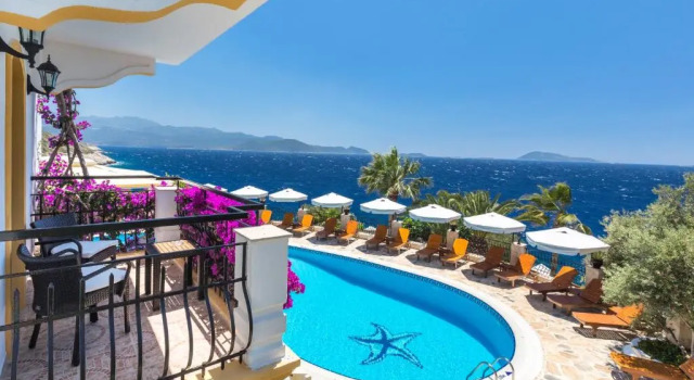 Двухместный номер Deluxe с видом на море Hadrian Hotel
