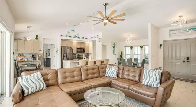Heated Saltwater Pool! Family Port Charlotte Home