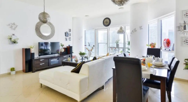 Beautiful 2Bed 2Baclcony in JLT, Dubai, Забронировать Отель Башни Джумейра Лейк , рядом с Dubai Marina Yacht Club